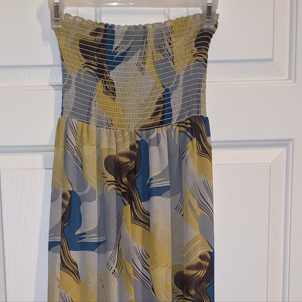 Multicolor flowy maxi dress
